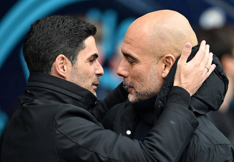 阿森纳与曼城，一个多月内有望五次交锋，双方争冠大战引发关注